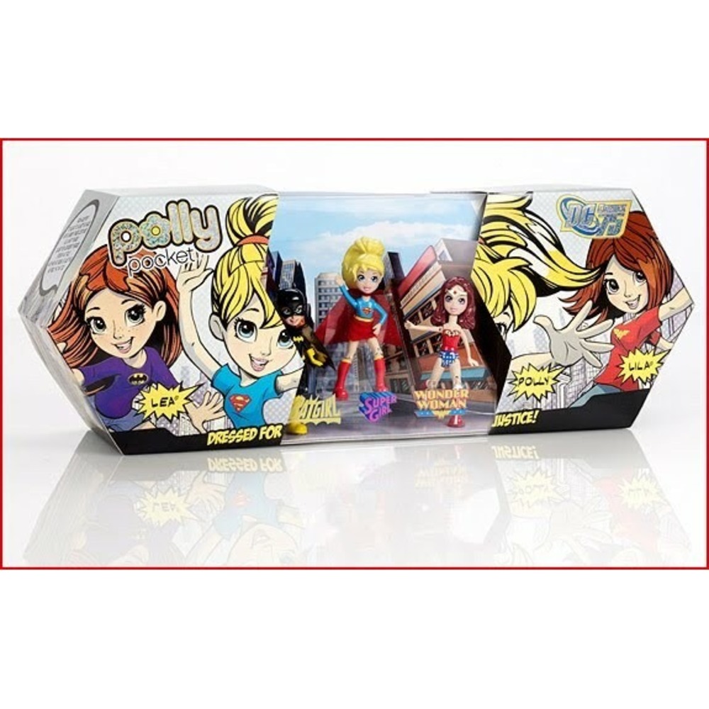 NiB Mattel Polly Pocket SDCC 2009 San Diego Comic Con Exclusive 3 Pack ..